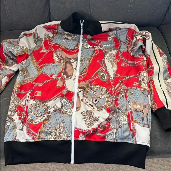 Palm Angels multi color Graphic Jacket